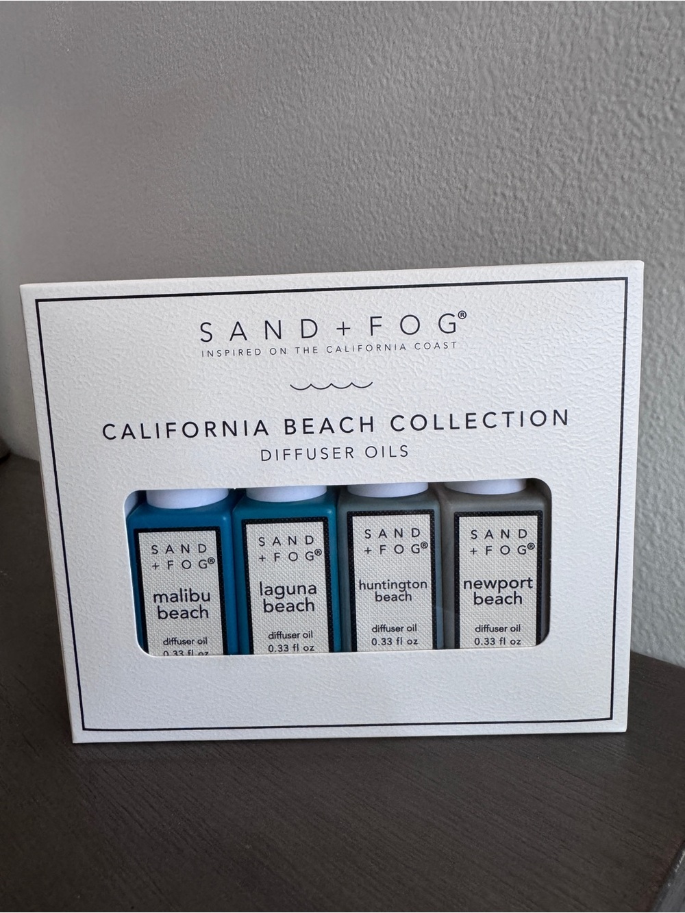 Sand + Fog California Beach Collection Home Fragrance Oil Diffuser Set NIB